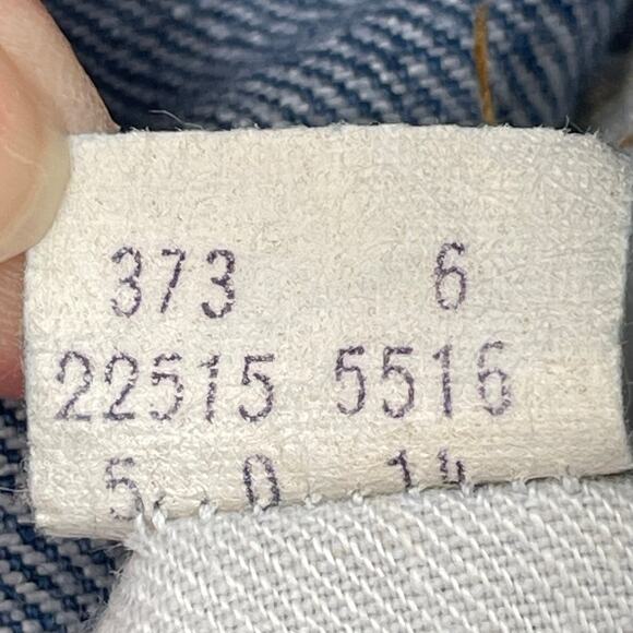 Vtg. Levis Orange Tab Jeans Rare Corduroy Pocket, Tag Sz 31 x 32/ Actual 29 x 32 - Picture 3 of 9